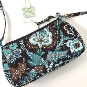 Vera Bradley Mini Cross Body Java Blue Amy Retired